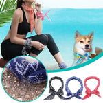 3 Stücke Sommer Kühlung Bandana Halstuch für Damen, Herren, Kinder, Haustiere, Schwarze Blätter, Blaue Blätter, Rote Blätter, Grüne Blätter, Gelbe Blätter