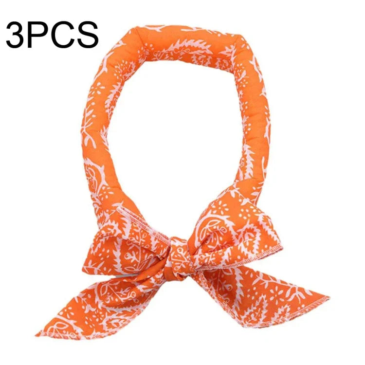 3 Stücke Sommer Kühlung Bandana Halstuch für Damen, Herren, Kinder, Haustiere, Schwarze Blätter, Blaue Blätter, Rote Blätter, Grüne Blätter, Gelbe Blätter