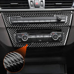For BMW X1 F48/X2 F39 3pcs /Set Right-Hand Drive Radio + Air Conditioning Panel Sticker, Right-Hand Drive