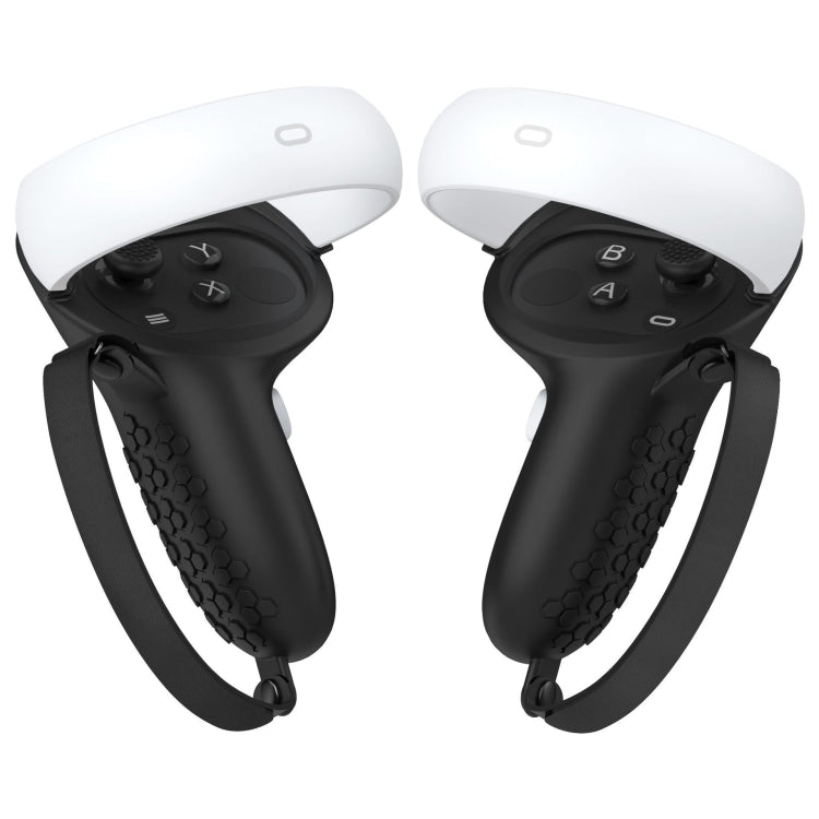 VR Controller Anti-Kollisions-Halbpaket Silikon Schutzhülle für Oculus Quest 2