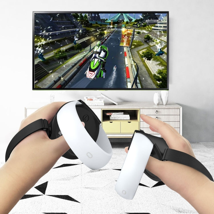 VR Controller Anti-Kollisions-Halbpaket Silikon Schutzhülle für Oculus Quest 2