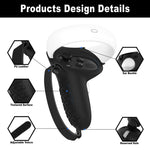 VR Controller Anti-Kollisions-Halbpaket Silikon Schutzhülle für Oculus Quest 2