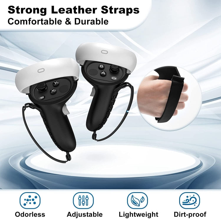 VR Controller Anti-Kollisions-Halbpaket Silikon Schutzhülle für Oculus Quest 2