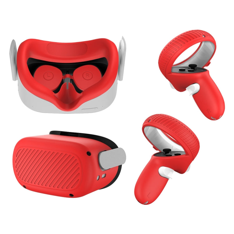 VR-Brillen-Linsengehäuse-Griff-Schutzhülle für Oculus Quest 2, Weiß, Rot, Grün