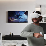 VR-Brillen-Linsengehäuse-Griff-Schutzhülle für Oculus Quest 2, Weiß, Rot, Grün