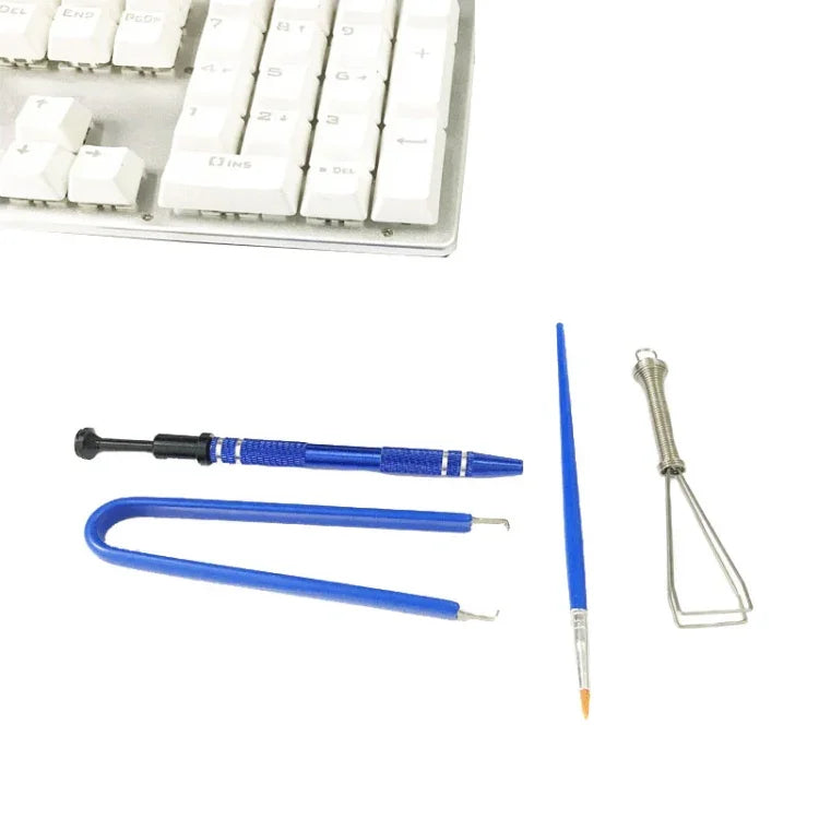 4-in-1-Set zum Abziehen von Tastenkappen und Testen von Schalterwellen und Drähten für mechanische Tastaturen, 4-in-1