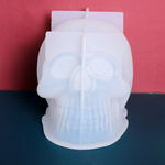 D804 Epoxidharz-Form Totenkopf-Kerzen-Silikonform, D804
