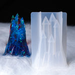 D581 DIY Kristalltropfen 3D Schloss Silikonform, D581