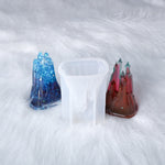 D581 DIY Kristalltropfen 3D Schloss Silikonform, D581