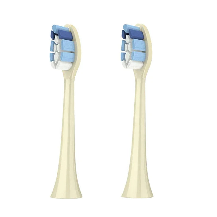 2 St. Elektrische Zahnbürstenköpfe für Ulike UB602 UB603 UB601,Stil:, Hellweiß Grün, Hellweiß Typ Weiß, Soft-sensitiv Weiß, Basic Clean Weiß, Basic Cleaning Pink