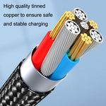 CC57 Rotierendes magnetisches Schnelllade-Datenkabel, Stil: 1m + Type-C / USB-C + Rot, 1m + Type-C / USB-C + Schwarz, 2m + Type-C / USB-C + Rot, 2m + Type-C / USB-C + Schwarz