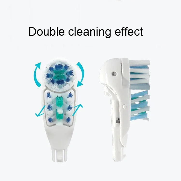 4 Stk./Set Multidirektionaler elektrischer Ersatzzahnbürstenkopf für Oral B 3733 4732 4734