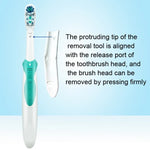 4 Stk./Set Multidirektionaler elektrischer Ersatzzahnbürstenkopf für Oral B 3733 4732 4734