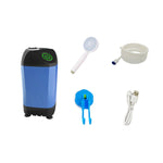 Elektrische Camping-Dusche, tragbar, für Outdoor, Schlafsaal, einfaches Modell 4400 mAh, 3-Gang-Modell 4400 mAh, Digitalanzeige 4400 mAh, Digitalanzeige 7800 mAh
