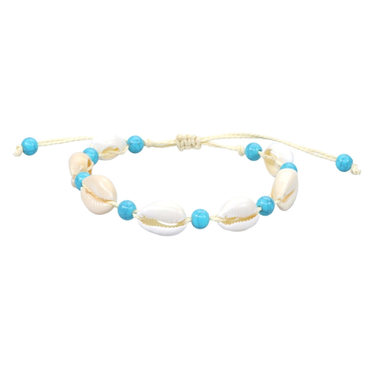 Handgeflochtenes Seil Verstellbares Muschelarmband