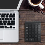 BT302 28 Tasten Laptop Mini Funk-Tastatur, Spezifikation:, Bluetooth (Schwarz), Bluetooth (Grau), 2.4G (Schwarz), 2.4G (Grau)