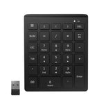 BT302 28 Tasten Laptop Mini Funk-Tastatur, Spezifikation:, Bluetooth (Schwarz), Bluetooth (Grau), 2.4G (Schwarz), 2.4G (Grau)