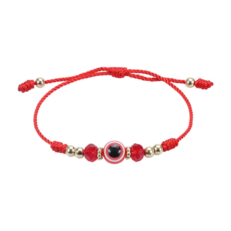 Teufelsauge Verstellbares Kristallperlenarmband