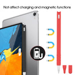 2 Stück Cartoon Touch Silikon Stifthülle für Apple Pencil 2