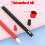 2 Stück Cartoon Touch Silikon Stifthülle für Apple Pencil 2