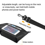 Tteoobl Wasserdichte Schwimm-Umhängetasche für Handys, Touchscreen-Brusttasche,Stil: Reißverschlussmodell, Klebemodell