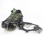 1 Paar 23 Spikes Steigeisen Outdoor Winterwandern Eisfischen Schneeschuhspikes,Größe:, M Orange, L Orange, XL Orange, M Schwarz, L Schwarz, XL Schwarz