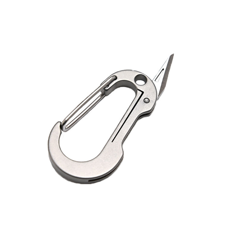 Titanlegierung Schlüsselanhänger Kleines Messer Mini EDC Tragbares Entpackmesser, Titanlegierung Schlüsselanhänger