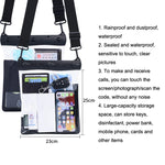 Tteoobl T-019A Kulturbeutel Telefon Wasserdichte Umhängetasche, Ein Code