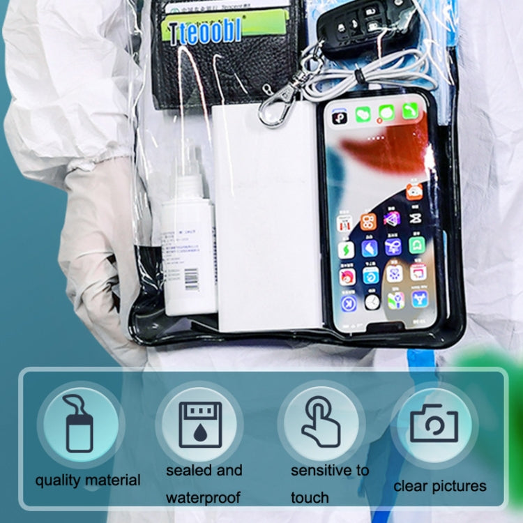 Tteoobl T-019A Kulturbeutel Telefon Wasserdichte Umhängetasche, Ein Code