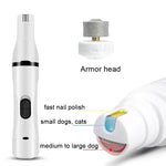 Elektrischer USB-Rasierer für Haustiere, Hundehaartrimmer, Nagellackierer, Nagellackierer