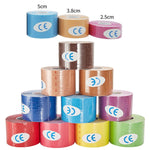 3 Stück Muscle Tape Physiotherapie Sporttape Basketball Kniebandage, Größe:, 2,5cm x 5m, 3,8cm x 5m, 5cm x 5m