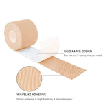 3 Stück Muscle Tape Physiotherapie Sporttape Basketball Kniebandage, Größe:, 2,5cm x 5m, 3,8cm x 5m, 5cm x 5m