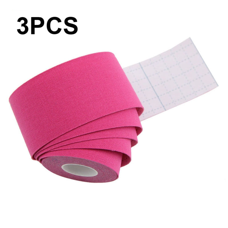 3 Stück Muscle Tape Physiotherapie Sporttape Basketball Kniebandage, Größe:, 2,5cm x 5m, 3,8cm x 5m, 5cm x 5m