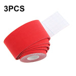 3 Stück Muscle Tape Physiotherapie Sporttape Basketball Kniebandage, Größe:, 2,5cm x 5m, 3,8cm x 5m, 5cm x 5m