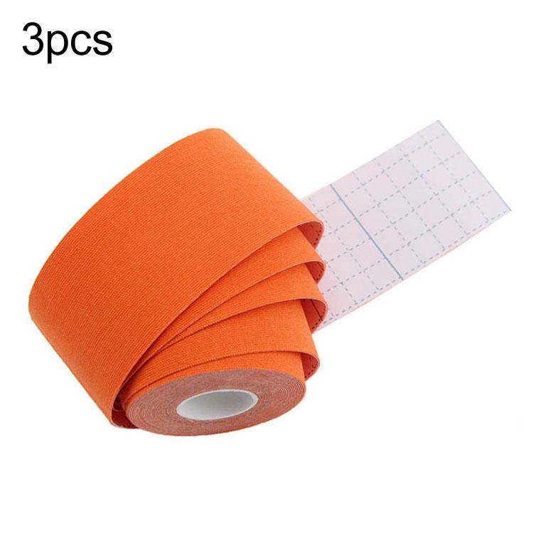 3 Stück Muscle Tape Physiotherapie Sporttape Basketball Kniebandage, Größe:, 2,5cm x 5m, 3,8cm x 5m, 5cm x 5m