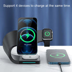 LFX-178 4-in-1 Wireless Charger für Smartphone, iWatch und AirPods, LFX-178