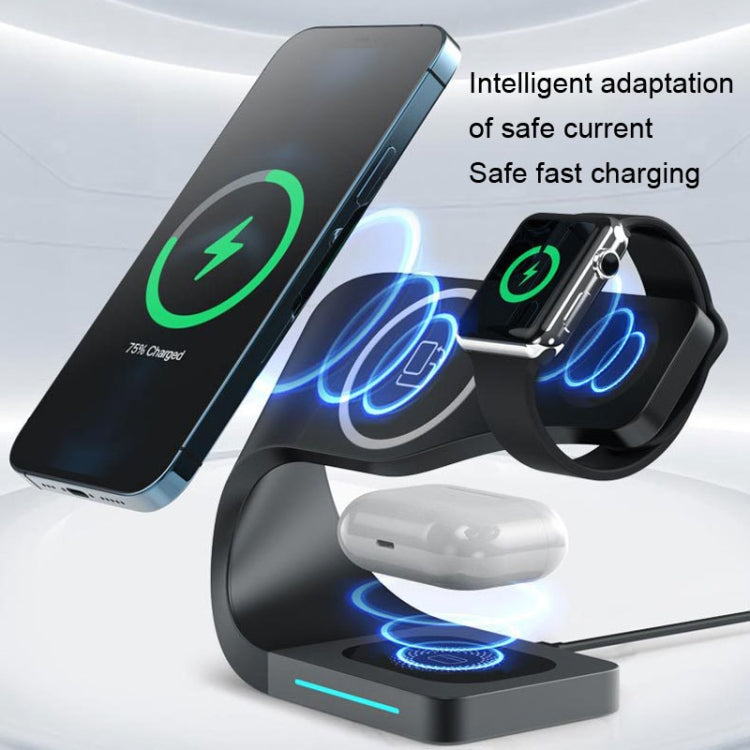 LFX-178 4-in-1 Wireless Charger für Smartphone, iWatch und AirPods, LFX-178