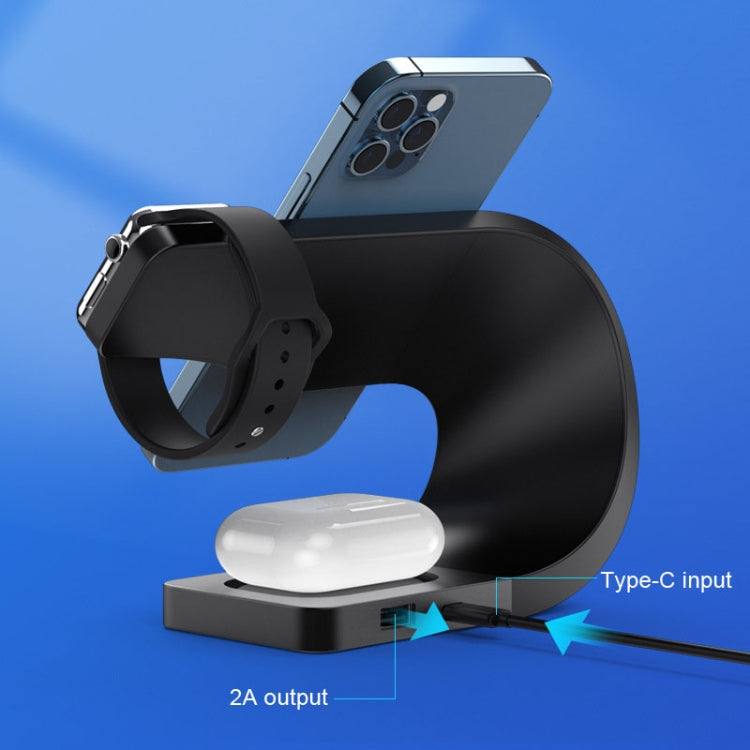 LFX-178 4-in-1 Wireless Charger für Smartphone, iWatch und AirPods, LFX-178