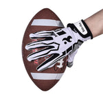 BOODUN C281071G Baseball Rugby Gloves Fitness Sports Anti-Slip Outdoor Hiking Gloves, C281071G White S, C281071G White M, C281071G White L, C281071G Red S, C281071G Red M, C281071G Red L