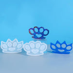 D650 DIY Tropfenform Abwehr Finger-Tiger Silikonform, 2 Stück D650 01, 2 Stück D650 02