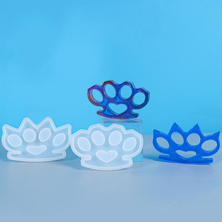 D650 DIY Tropfenform Abwehr Finger-Tiger Silikonform, 2 Stück D650 01, 2 Stück D650 02