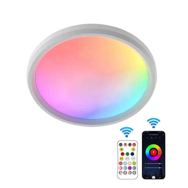 WiFi Bluetooth 2.4G-Fernbedienung LED-Deckenleuchte, Spannung: EU-Standard 220V-240V, US-Standard 110V-130V