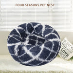 Runde Hundehütte mit warmem Hundebett für langhaarige Haustiere, 40 cm, 50 cm, 60 cm