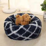Runde Hundehütte mit warmem Hundebett für langhaarige Haustiere, 40 cm, 50 cm, 60 cm
