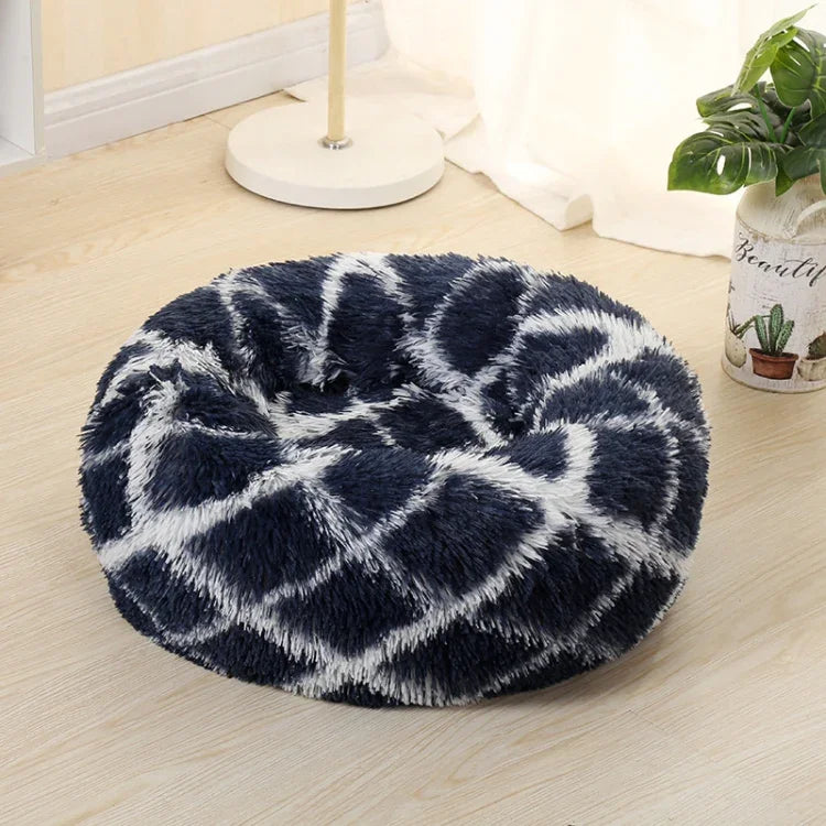 Runde Hundehütte mit warmem Hundebett für langhaarige Haustiere, 40 cm, 50 cm, 60 cm