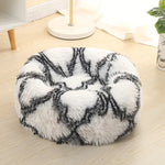 Runde Hundehütte mit warmem Hundebett für langhaarige Haustiere, 40 cm, 50 cm, 60 cm