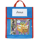 BG20080815 Schultasche Tragetasche Spielzeugtasche, Gelb, Grün, Blau, Rot