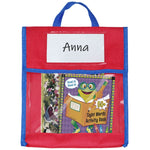 BG20080815 Schultasche Tragetasche Spielzeugtasche, Gelb, Grün, Blau, Rot
