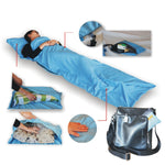 Ultraleichter Outdoor-Schlafsack Pongee, tragbar, Einzel-Schlafsäcke, 210x70cm Grau, 210x70cm Blau, 210x70cm Orange