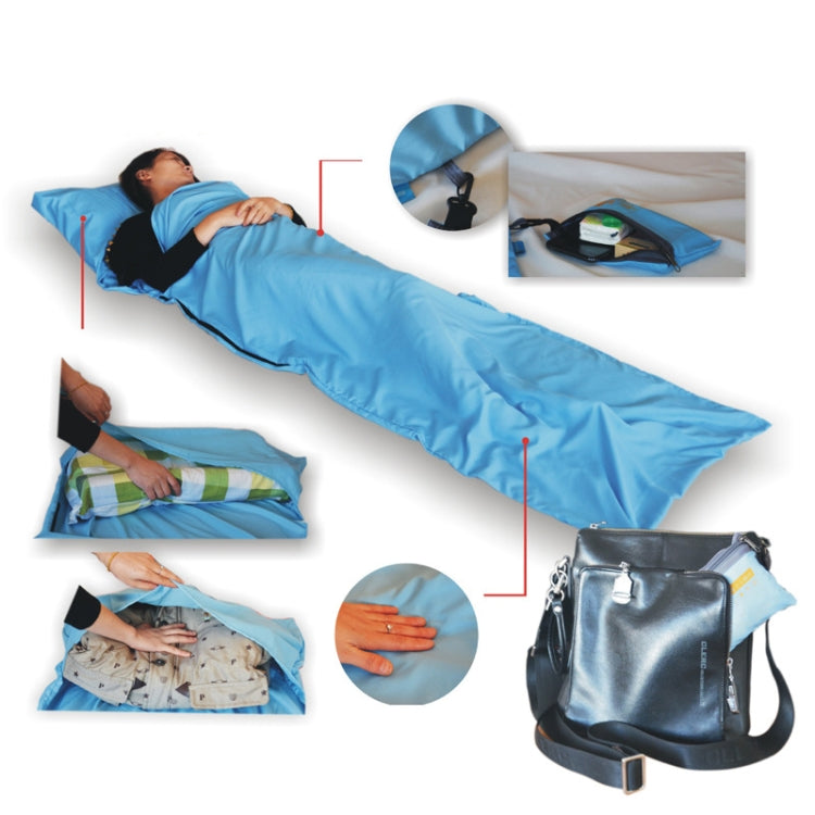 Ultraleichter Outdoor-Schlafsack Pongee, tragbar, Einzel-Schlafsäcke, 210x70cm Grau, 210x70cm Blau, 210x70cm Orange